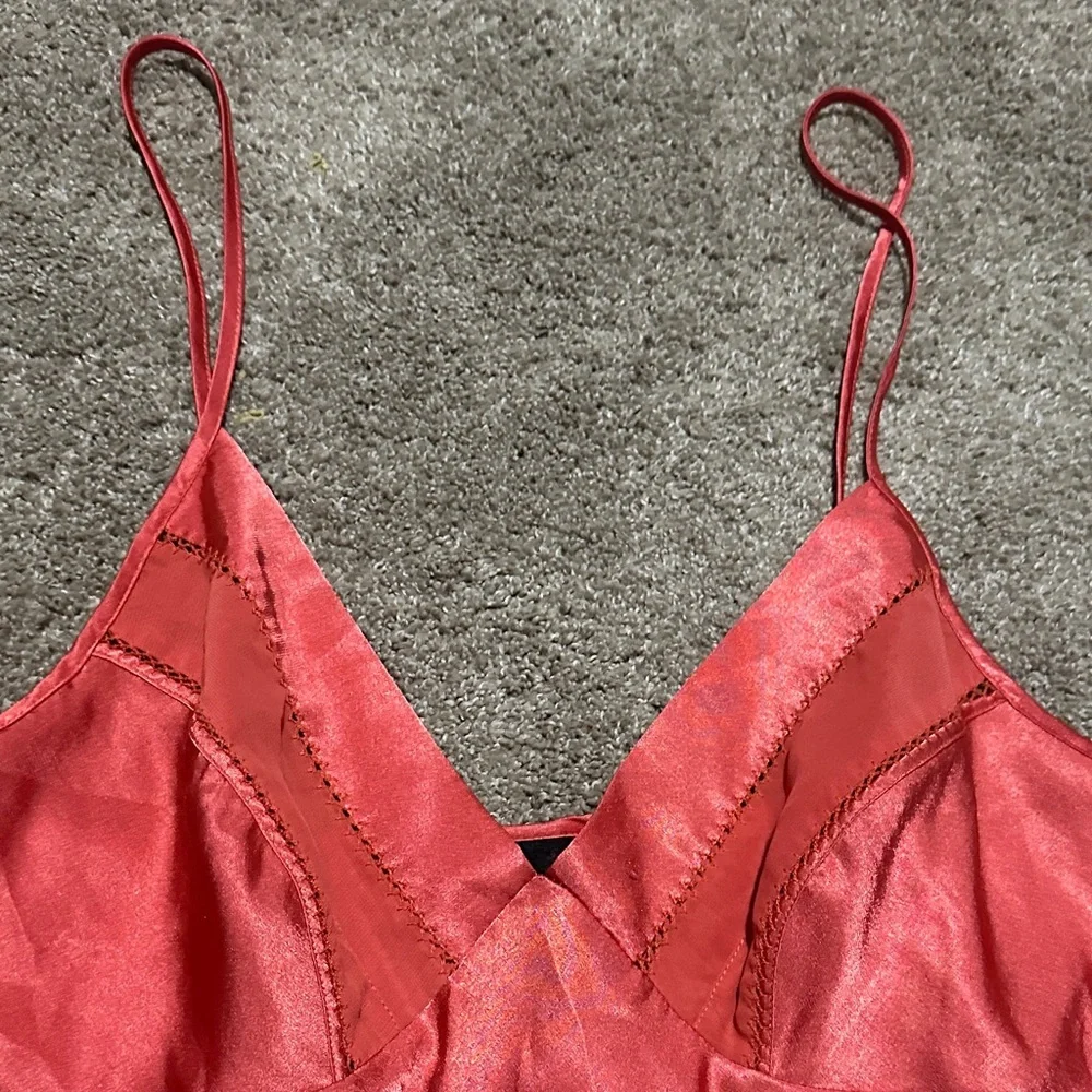 Secret Treasures Red Satin Chemise